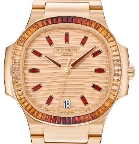 PATEK PHILIPPE NAUTILUS 파텍필립 노틸러스 7118/1300R 로즈 골드 다이얼 큐빅 베젤