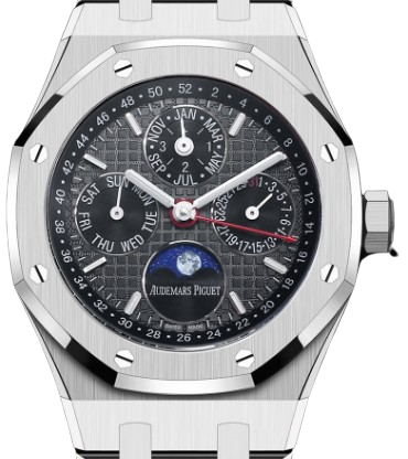 AUDEMARS PIGUET ROYAL OAK 오데마피게 로얄오크 41mm 26574ST.OO.1220ST 블랙 다이얼 스틸 레드
