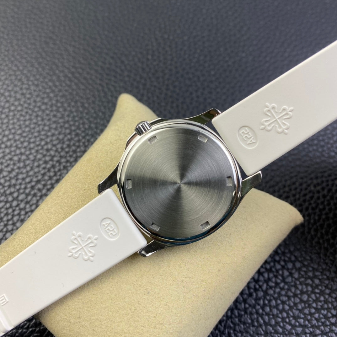 PATEK PHILIPPE AQUANAUT 파텍필립 아쿠아넛 5168G-001 화이트 다이아 다이얼
