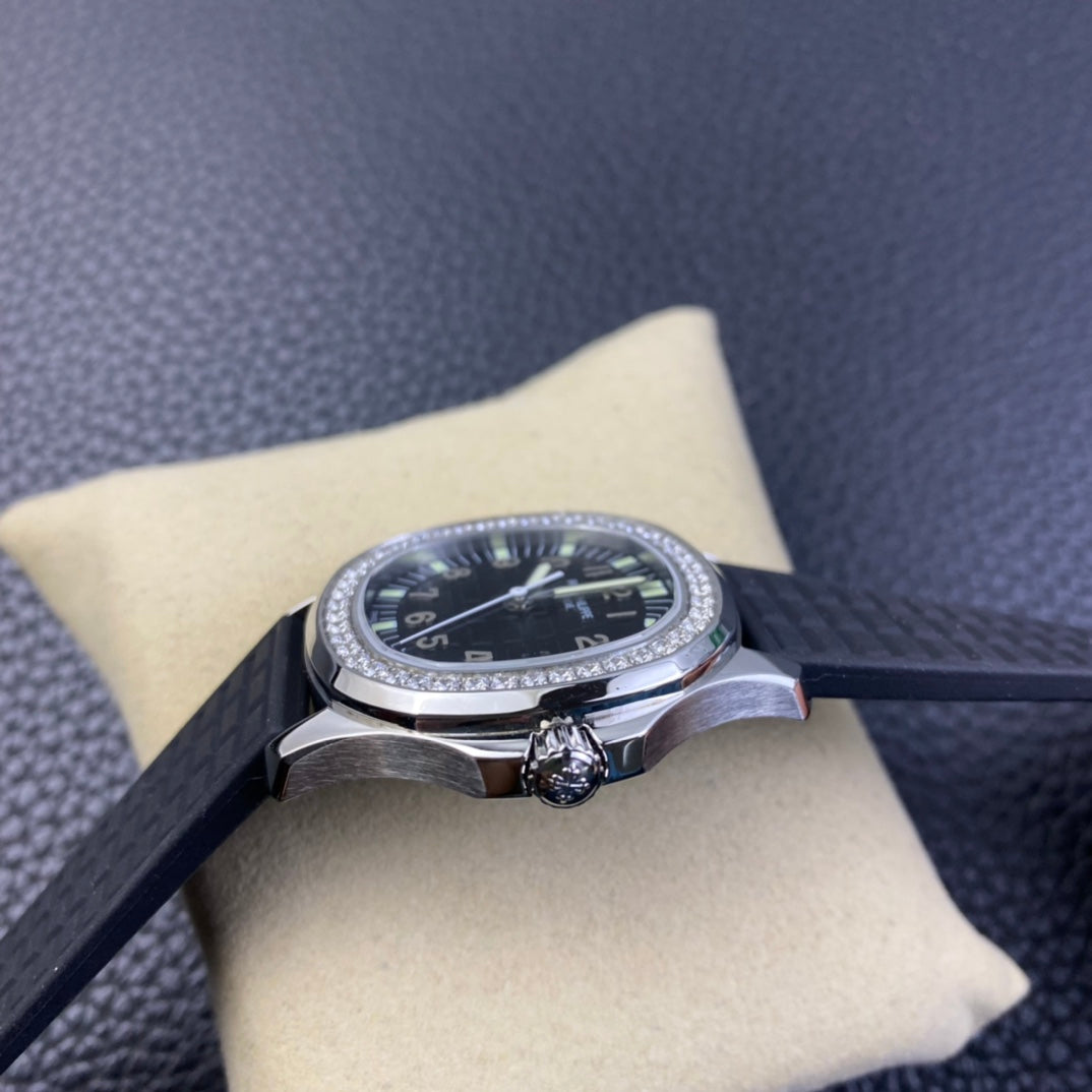 PATEK PHILIPPE AQUANAUT 파텍필립 아쿠아넛 5168G-001 블랙 다이아 다이얼