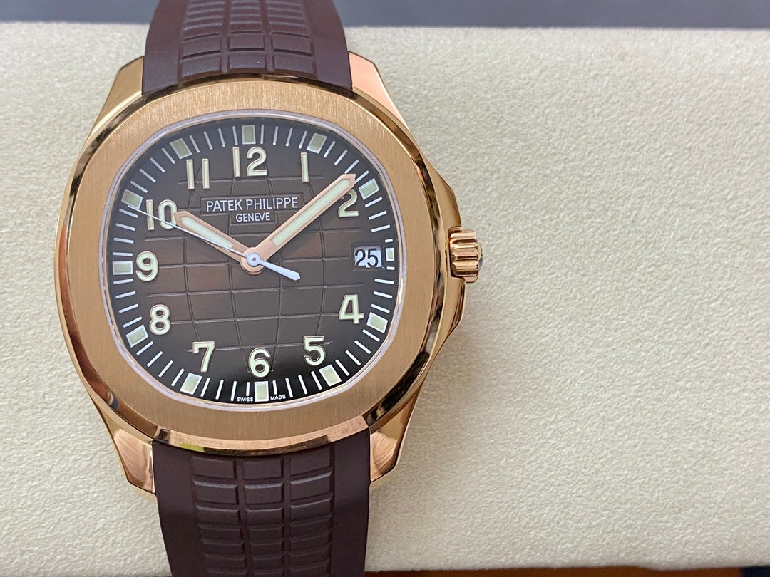 PATEK PHILIPPE AQUANAUT 파텍필립 아쿠아넛 5168G-001 브라운 다이얼