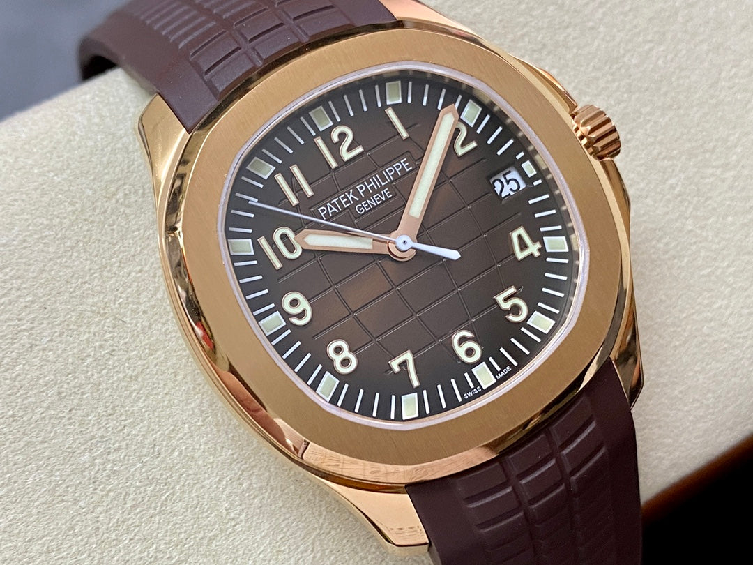 PATEK PHILIPPE AQUANAUT 파텍필립 아쿠아넛 5168G-001 브라운 다이얼