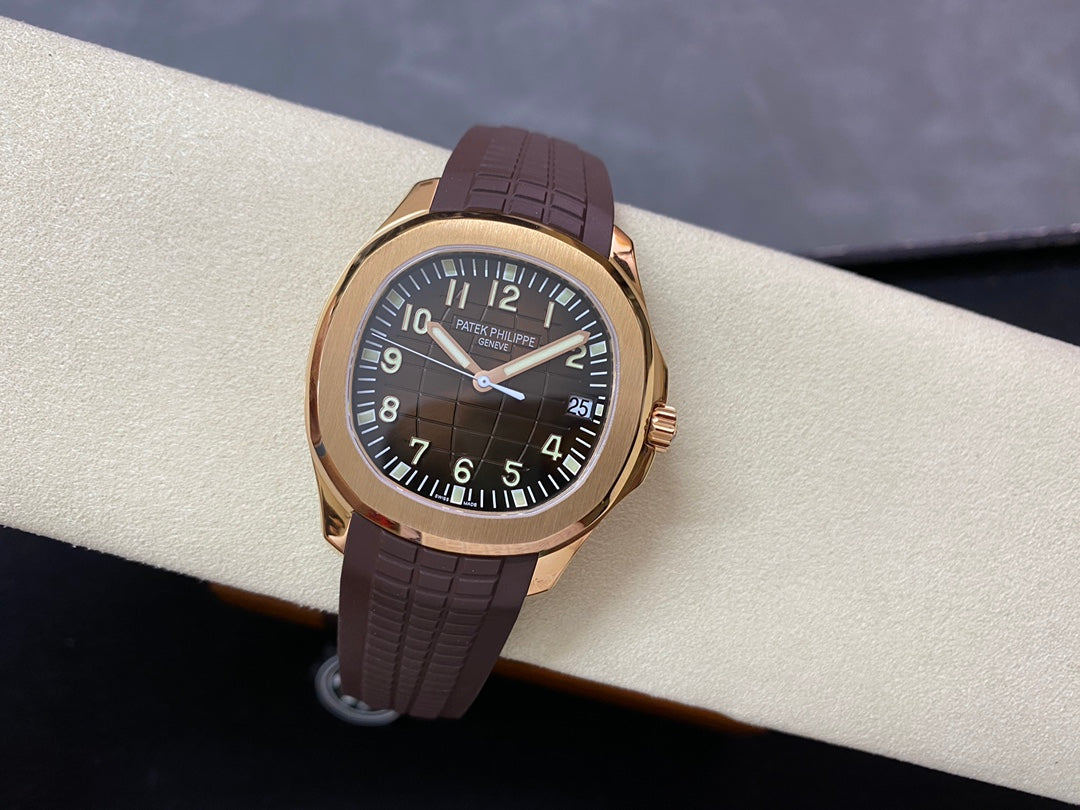 PATEK PHILIPPE AQUANAUT 파텍필립 아쿠아넛 5168G-001 브라운 다이얼