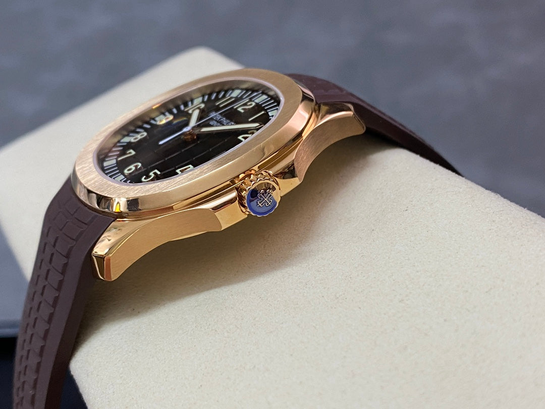 PATEK PHILIPPE AQUANAUT 파텍필립 아쿠아넛 5168G-001 브라운 다이얼