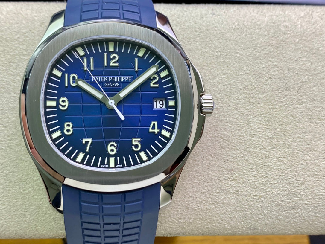 PATEK PHILIPPE AQUANAUT 파텍필립 아쿠아넛 5168G-001 블루 다이얼