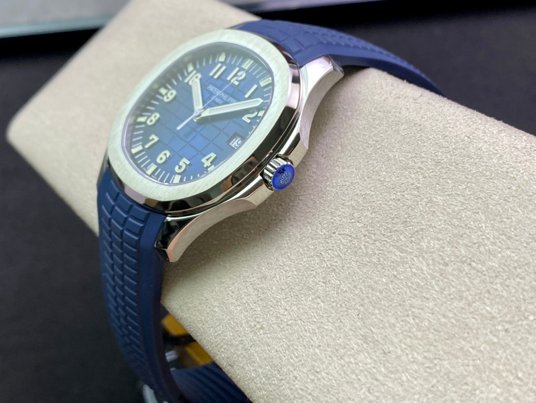 PATEK PHILIPPE AQUANAUT 파텍필립 아쿠아넛 5168G-001 블루 다이얼