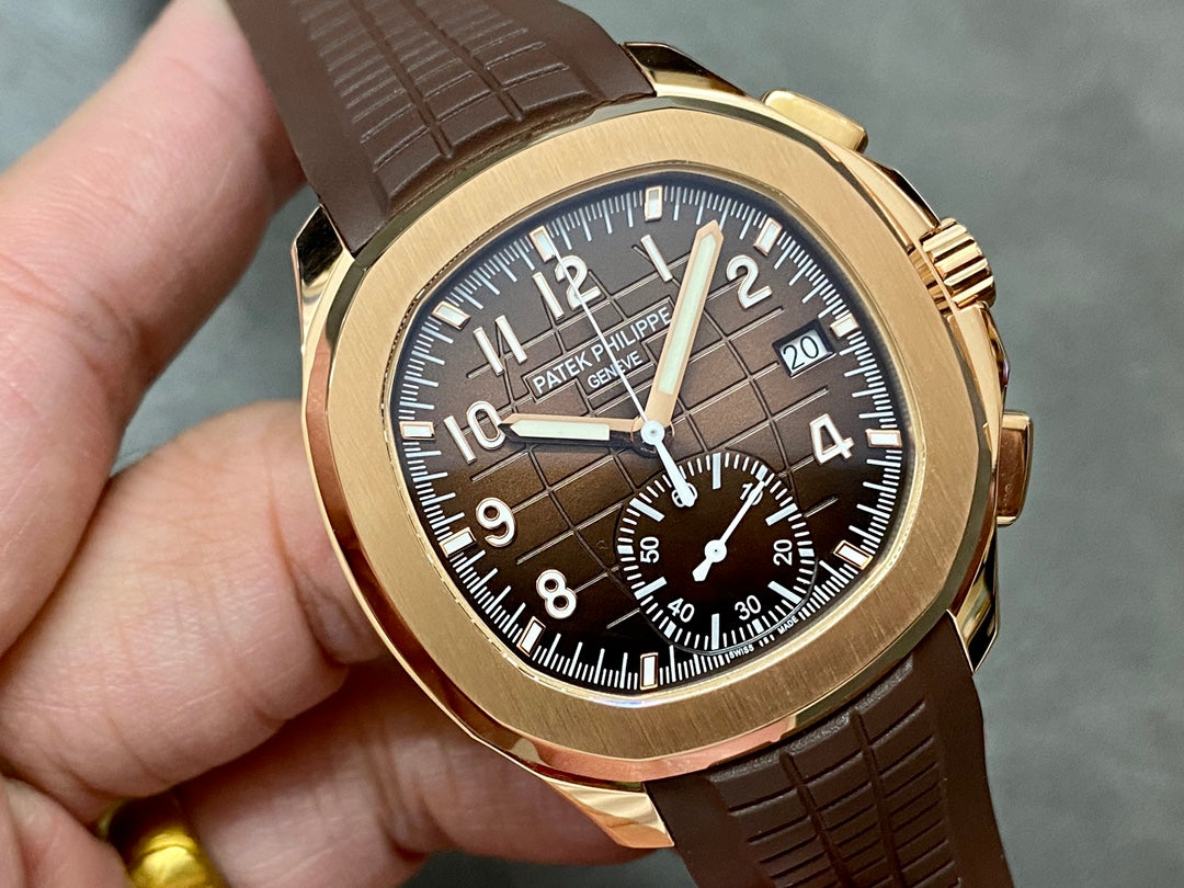 PATEK PHILIPPE AQUANAUT 파텍필립 아쿠아넛 5968R-001 브라운 다이얼
