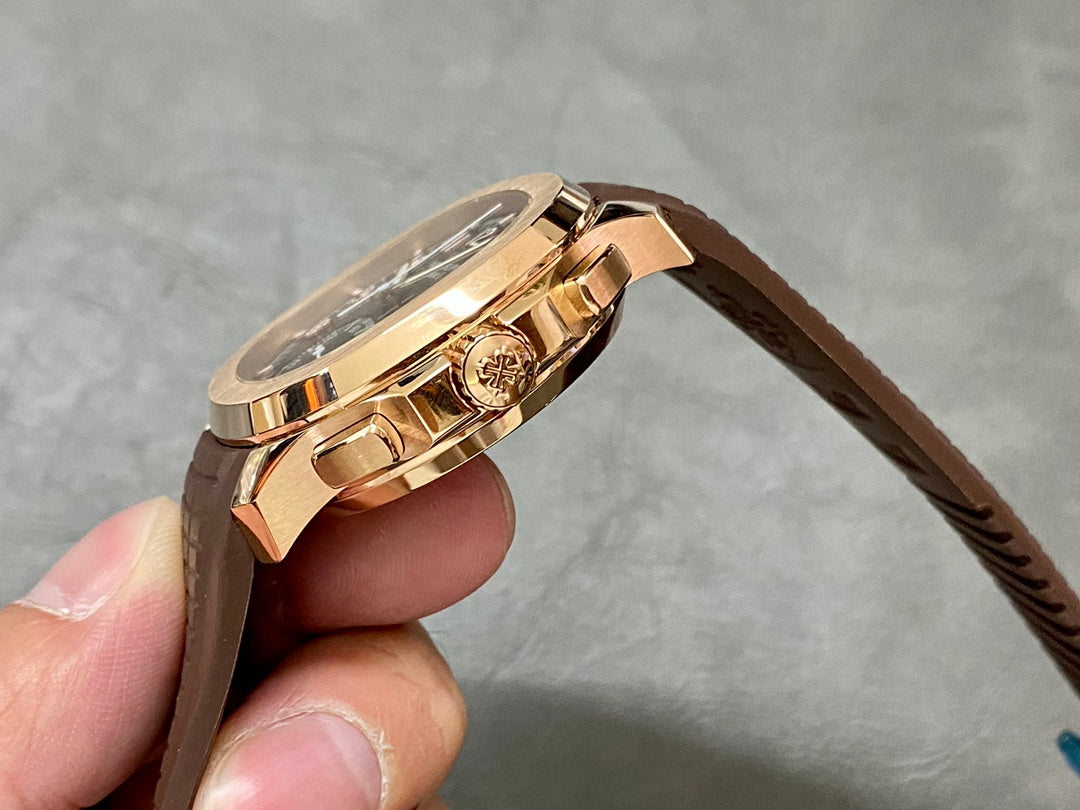 PATEK PHILIPPE AQUANAUT 파텍필립 아쿠아넛 5968R-001 브라운 다이얼