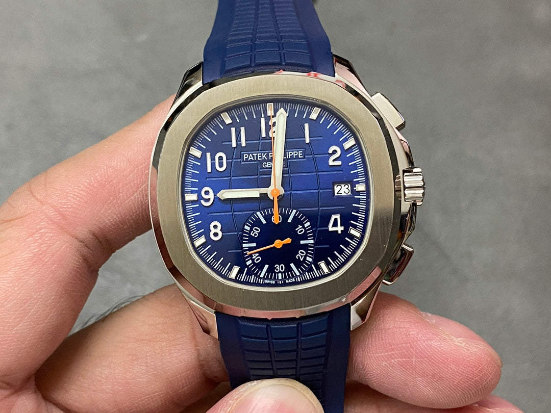 PATEK PHILIPPE AQUANAUT 파텍필립 아쿠아넛 5968A-001 블루 다이얼