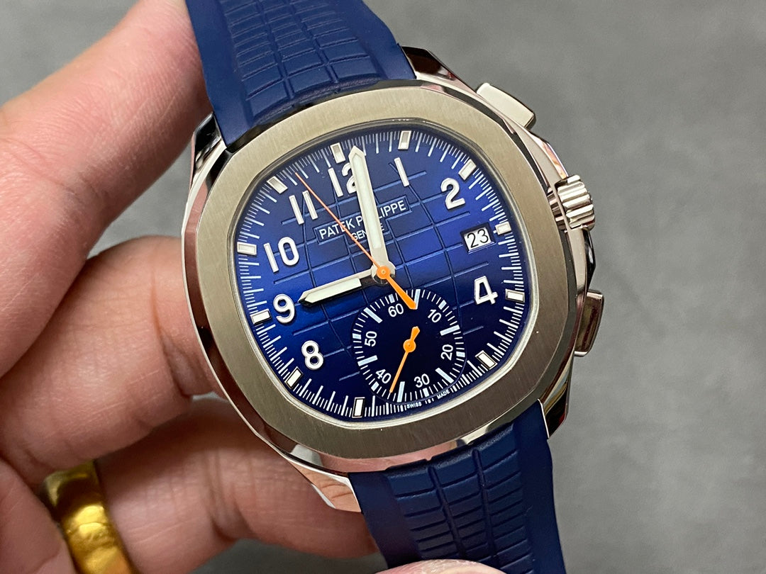 PATEK PHILIPPE AQUANAUT 파텍필립 아쿠아넛 5968A-001 블루 다이얼