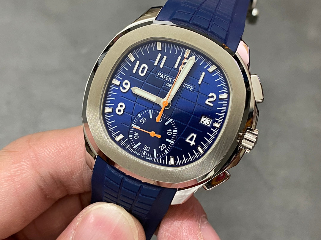 PATEK PHILIPPE AQUANAUT 파텍필립 아쿠아넛 5968A-001 블루 다이얼