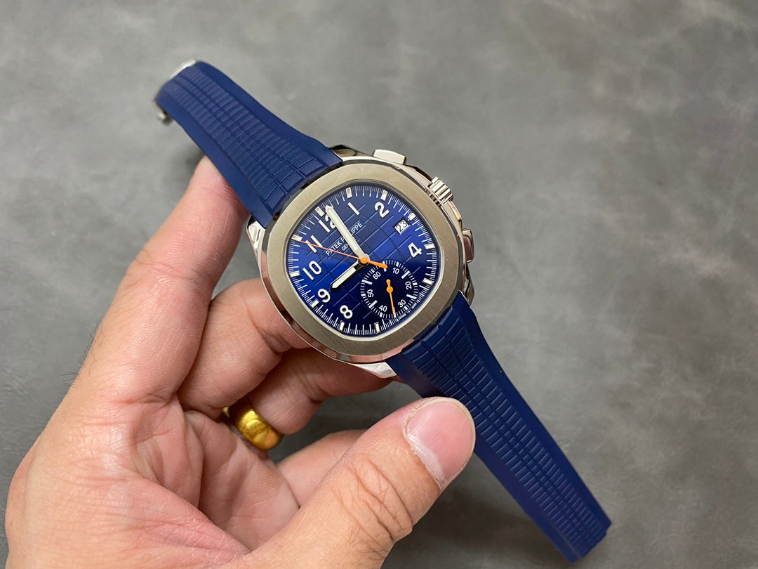 PATEK PHILIPPE AQUANAUT 파텍필립 아쿠아넛 5968A-001 블루 다이얼