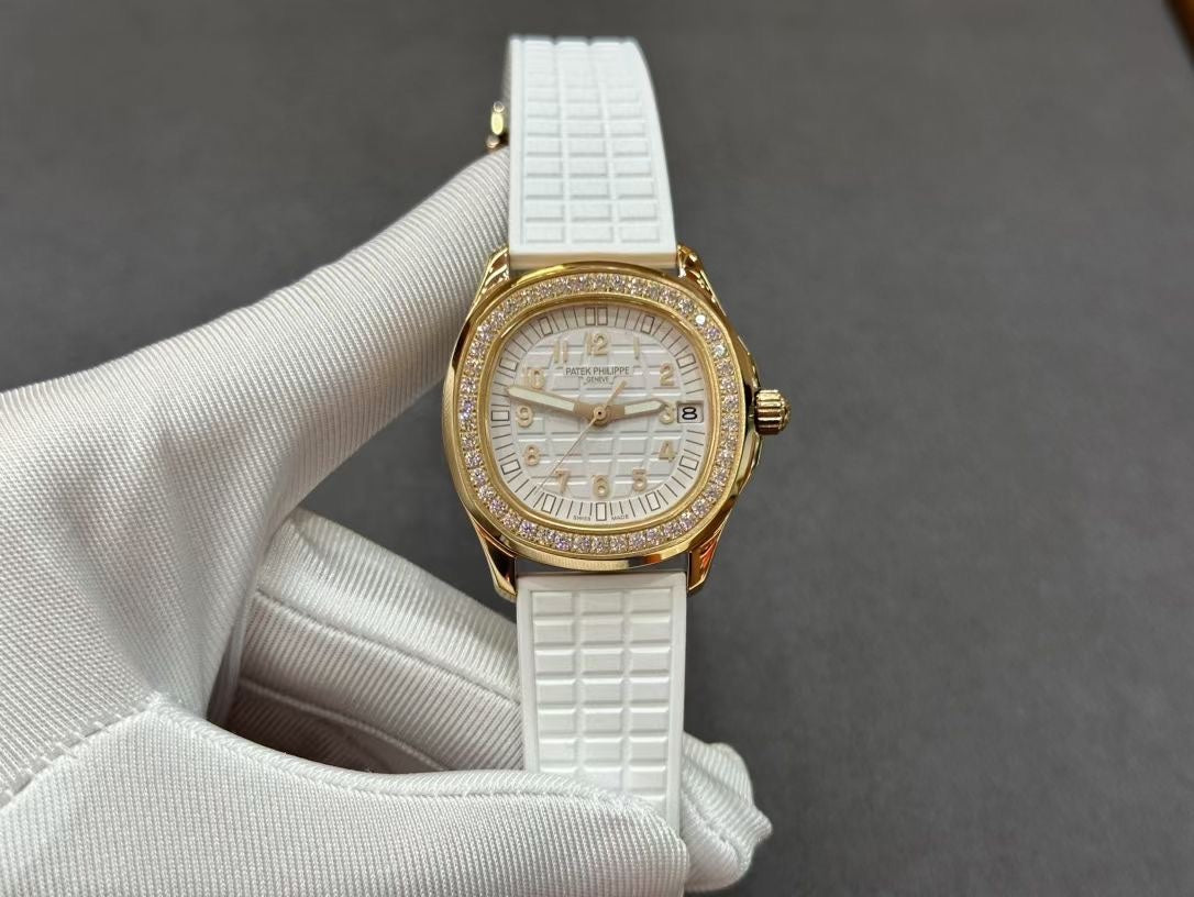 PATEK PHILIPPE AQUANAUT 파텍필립 아쿠아넛 5269/200R-001 다이아 화이트 다이얼