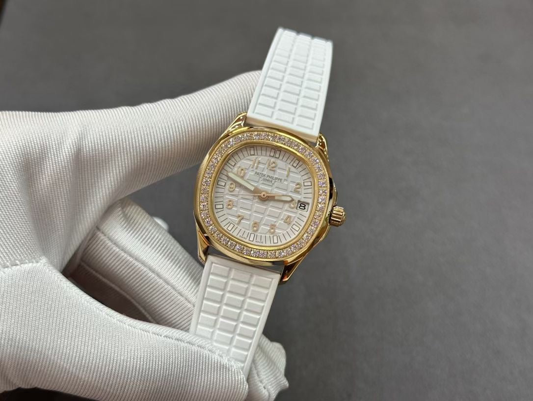 PATEK PHILIPPE AQUANAUT 파텍필립 아쿠아넛 5269/200R-001 다이아 화이트 다이얼