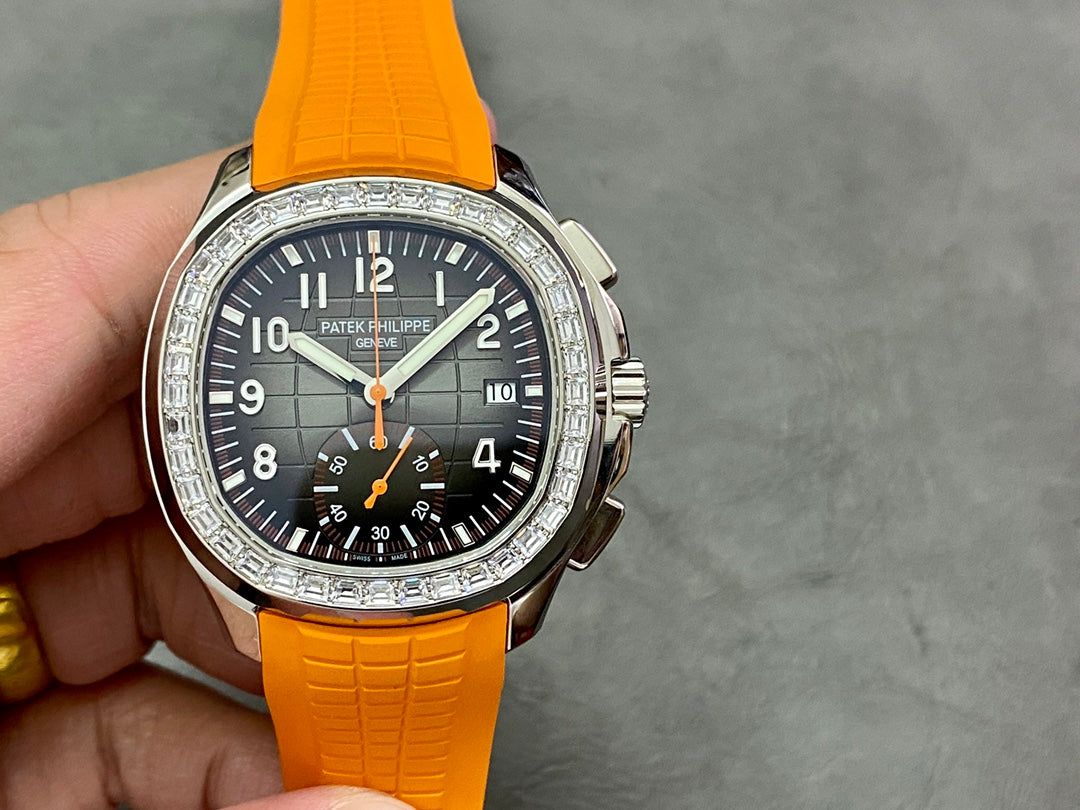PATEK PHILIPPE AQUANAUT 파텍필립 아쿠아넛 5968A-001 다이아 블랙 다이얼