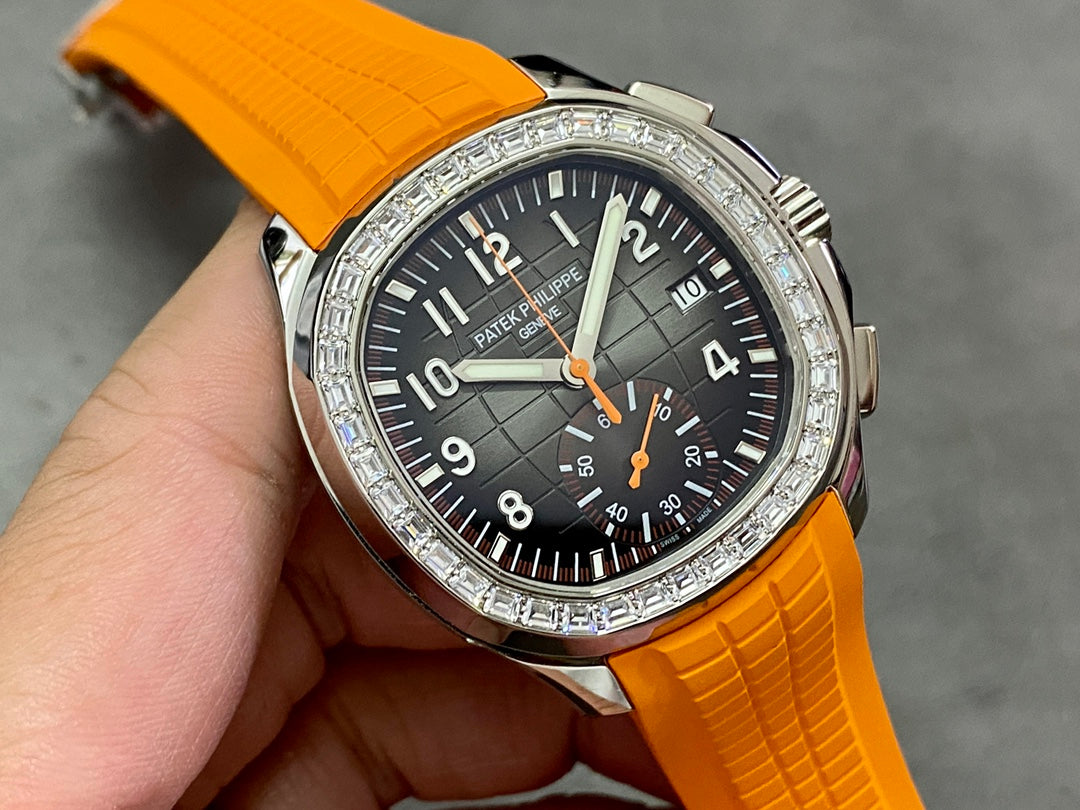 PATEK PHILIPPE AQUANAUT 파텍필립 아쿠아넛 5968A-001 다이아 블랙 다이얼