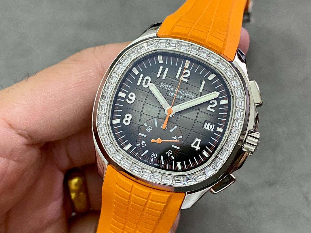 PATEK PHILIPPE AQUANAUT 파텍필립 아쿠아넛 5968A-001 다이아 블랙 다이얼