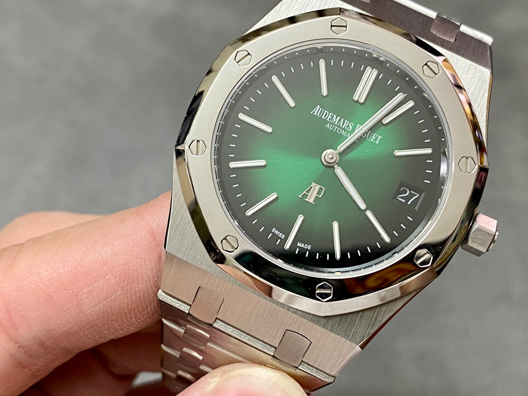 AUDEMARS PIGUET ROYAL OAK 오데마피게 로얄오크 점보 39mm 15202 그린 다이얼