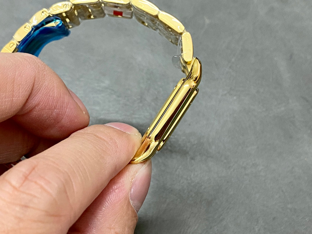CARTIER PANTHERE DE CARTIER 까르띠에 팬더 드 까르띠에 27mm 미디움 쿼츠 무브먼츠 옐로우 골드 다이얼