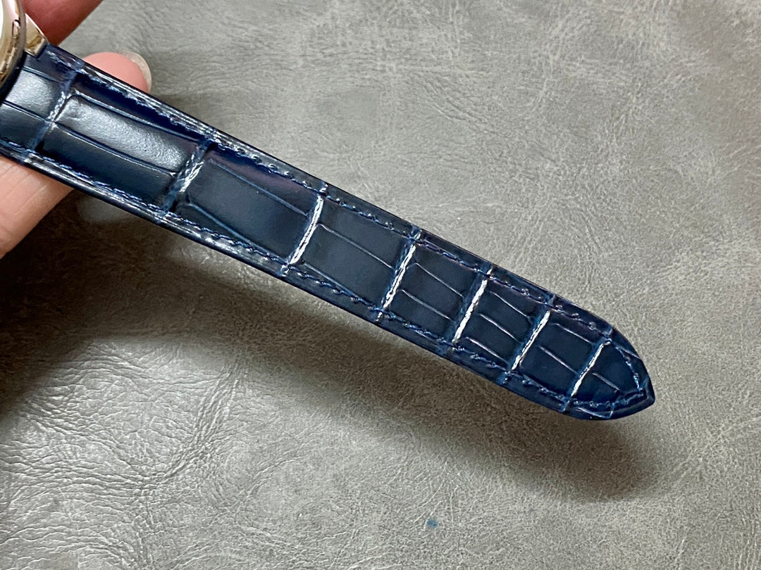 CARTIER BALLON DE CARTIER 까르띠에 발 드 까르띠에 42mm 오토 무브먼츠 블루 다이얼 스틸 베