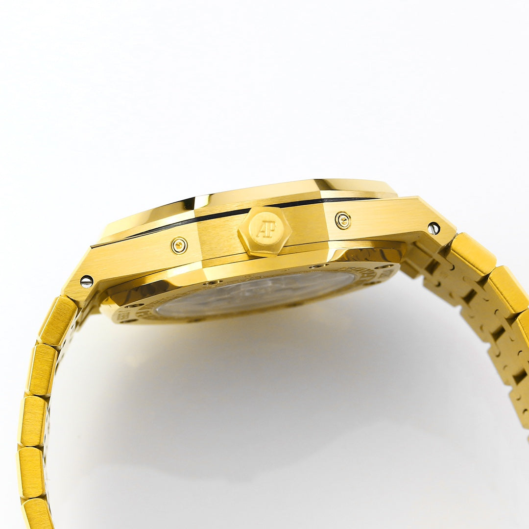 AUDEMARS PIGUET ROYAL OAK 오데마피게 로얄오크 41mm 26574ST.OO.1220ST 블루 다이얼 옐로우 골드