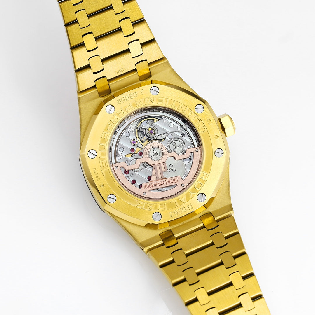 AUDEMARS PIGUET ROYAL OAK 오데마피게 로얄오크 41mm 26574ST.OO.1220ST 블루 다이얼 옐로우 골드
