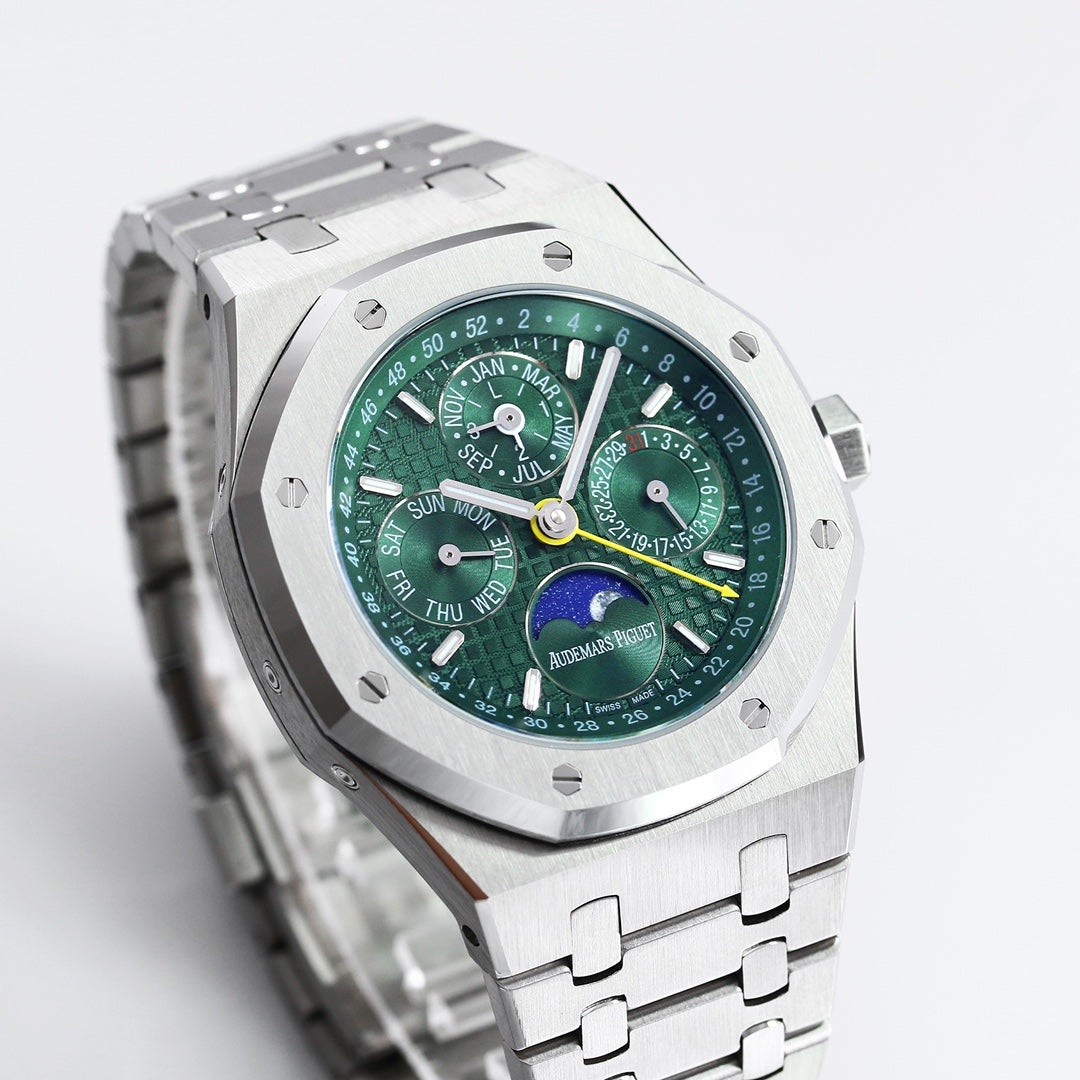 AUDEMARS PIGUET ROYAL OAK 오데마피게 로얄오크 41mm 26574ST.OO.1220ST 그린 다이얼 스틸