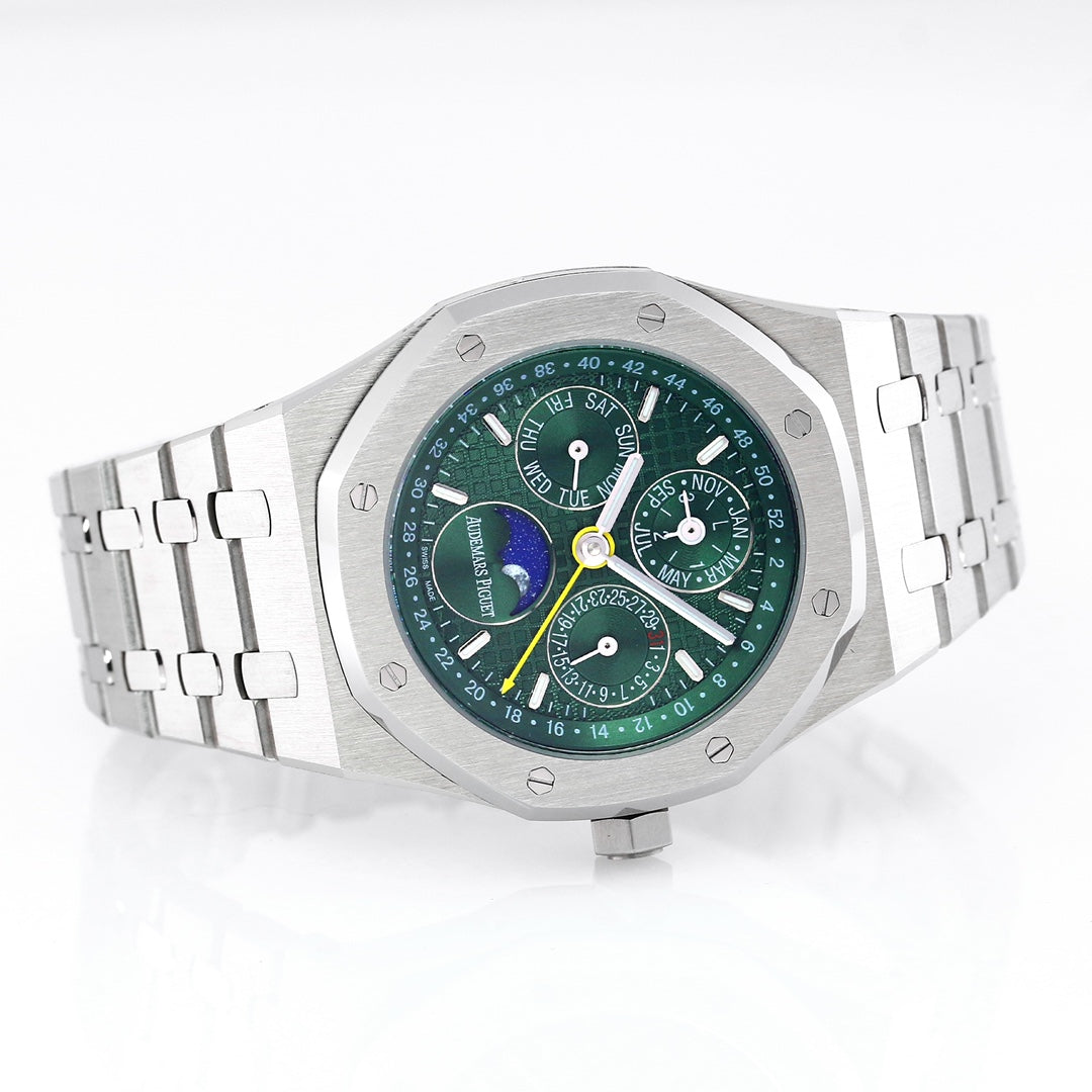 AUDEMARS PIGUET ROYAL OAK 오데마피게 로얄오크 41mm 26574ST.OO.1220ST 그린 다이얼 스틸