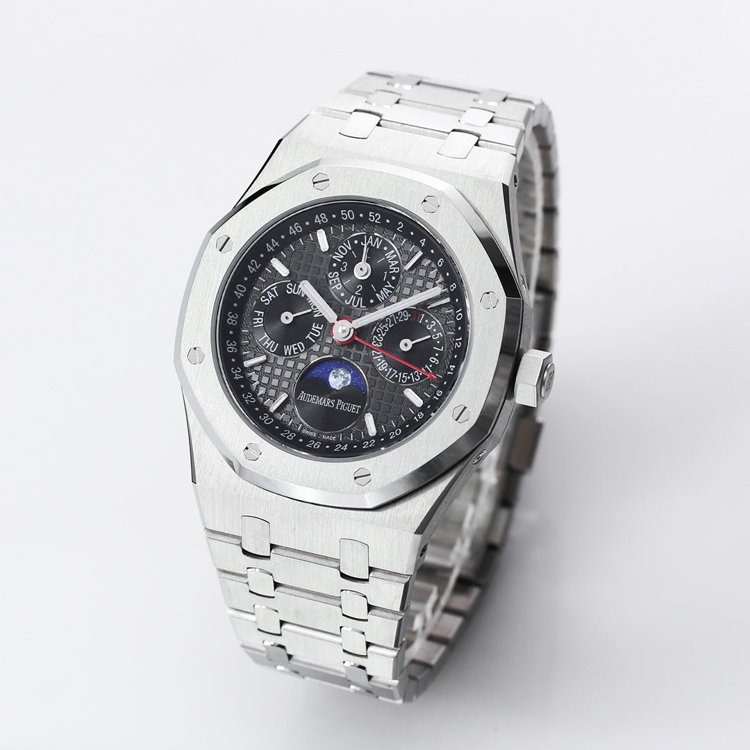 AUDEMARS PIGUET ROYAL OAK 오데마피게 로얄오크 41mm 26574ST.OO.1220ST 블랙 다이얼 스틸 레드