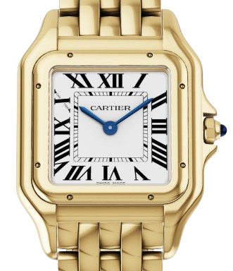 CARTIER PANTHERE DE CARTIER 까르띠에 팬더 드 까르띠에 27mm 미디움 쿼츠 무브먼츠 옐로우 골드 다이얼