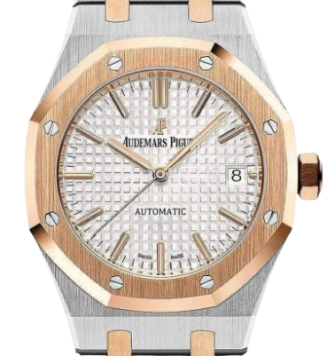AUDEMARS PIGUET ROYAL OAK 오데마피게 로얄오크 37mm 15450st 화이트 다이얼 로즈골드 베젤