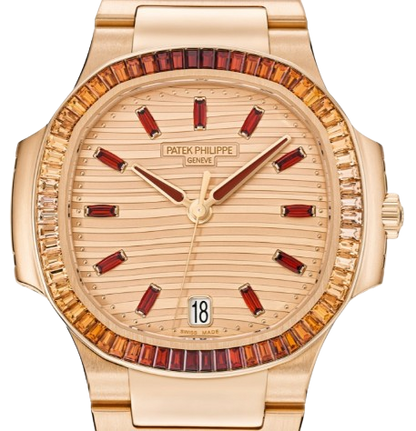 PATEK PHILIPPE NAUTILUS 파텍필립 노틸러스 7118/1300R 로즈 골드 다이얼 큐빅 베젤