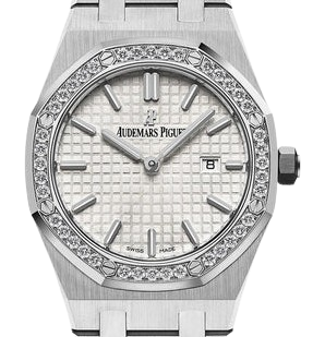 AUDEMARS PIGUET ROYAL OAK 오데마피게 로얄오크 37mm 15451 화이트 다이얼 다이아 베젤