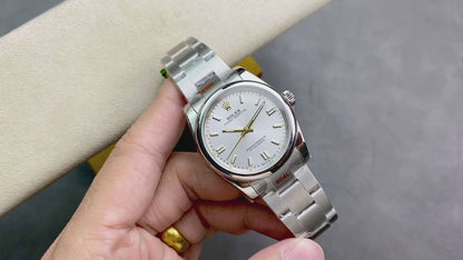 ROLEX OYSTER PERPETUAL 롤렉스 오이스터 퍼페추얼 M124300-0001 36mm 그레이 다이얼