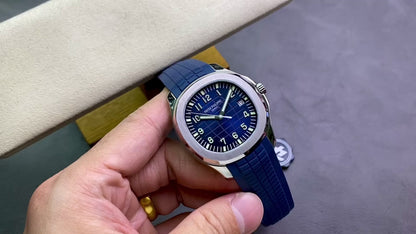 PATEK PHILIPPE AQUANAUT 파텍필립 아쿠아넛 5168G-001 블루 다이얼