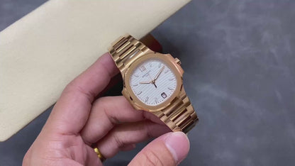 PATEK PHILIPPE NAUTILUS 파텍필립 노틸러스 7118/1R-001 로즈드 화이트 다이얼