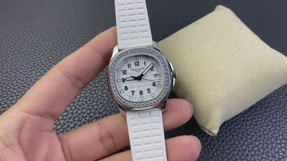 PATEK PHILIPPE AQUANAUT 파텍필립 아쿠아넛 5168G-001 화이트 다이아 다이얼