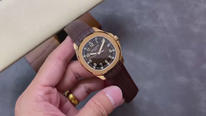 PATEK PHILIPPE AQUANAUT 파텍필립 아쿠아넛 5168G-001 브라운 다이얼
