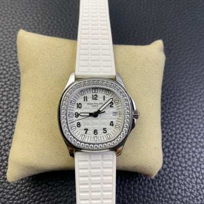 PATEK PHILIPPE AQUANAUT 파텍필립 아쿠아넛 5168G-001 화이트 다이아 다이얼