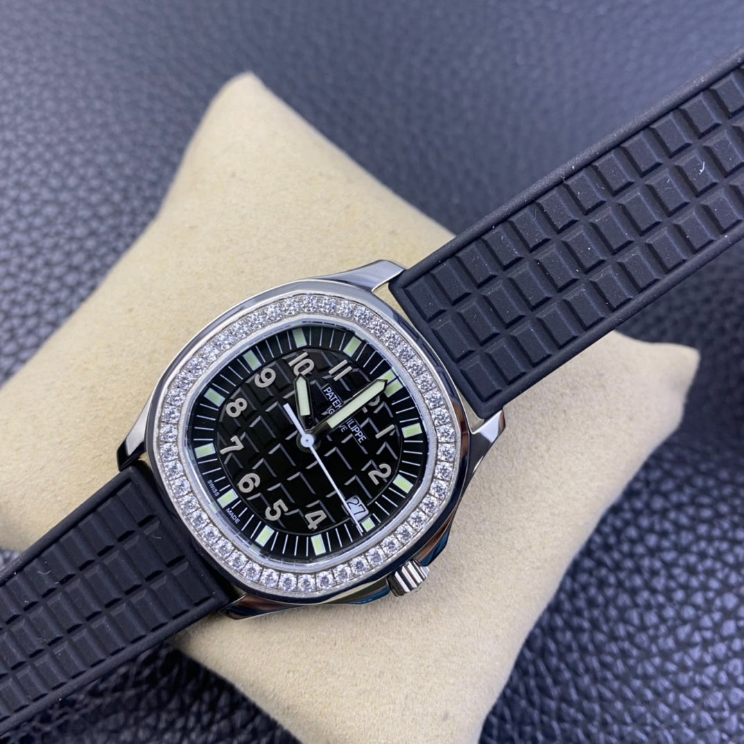 PATEK PHILIPPE AQUANAUT 파텍필립 아쿠아넛 5168G-001 블랙 다이아 다이얼