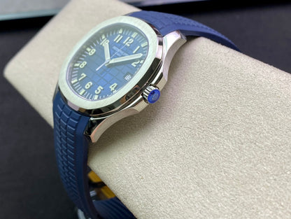 PATEK PHILIPPE AQUANAUT 파텍필립 아쿠아넛 5168G-001 블루 다이얼