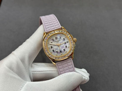 PATEK PHILIPPE AQUANAUT 파텍필립 아쿠아 5072R-001 다이아 핑 다이얼