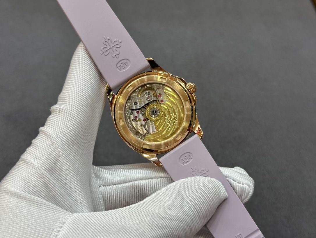 PATEK PHILIPPE AQUANAUT 파텍필립 아쿠아 5072R-001 다이아 핑 다이얼