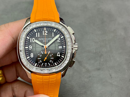 PATEK PHILIPPE AQUANAUT 파텍필립 아쿠아넛 5968A-001 다이아 블랙 다이얼