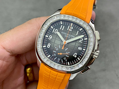 PATEK PHILIPPE AQUANAUT 파텍필립 아쿠아넛 5968A-001 다이아 블랙 다이얼