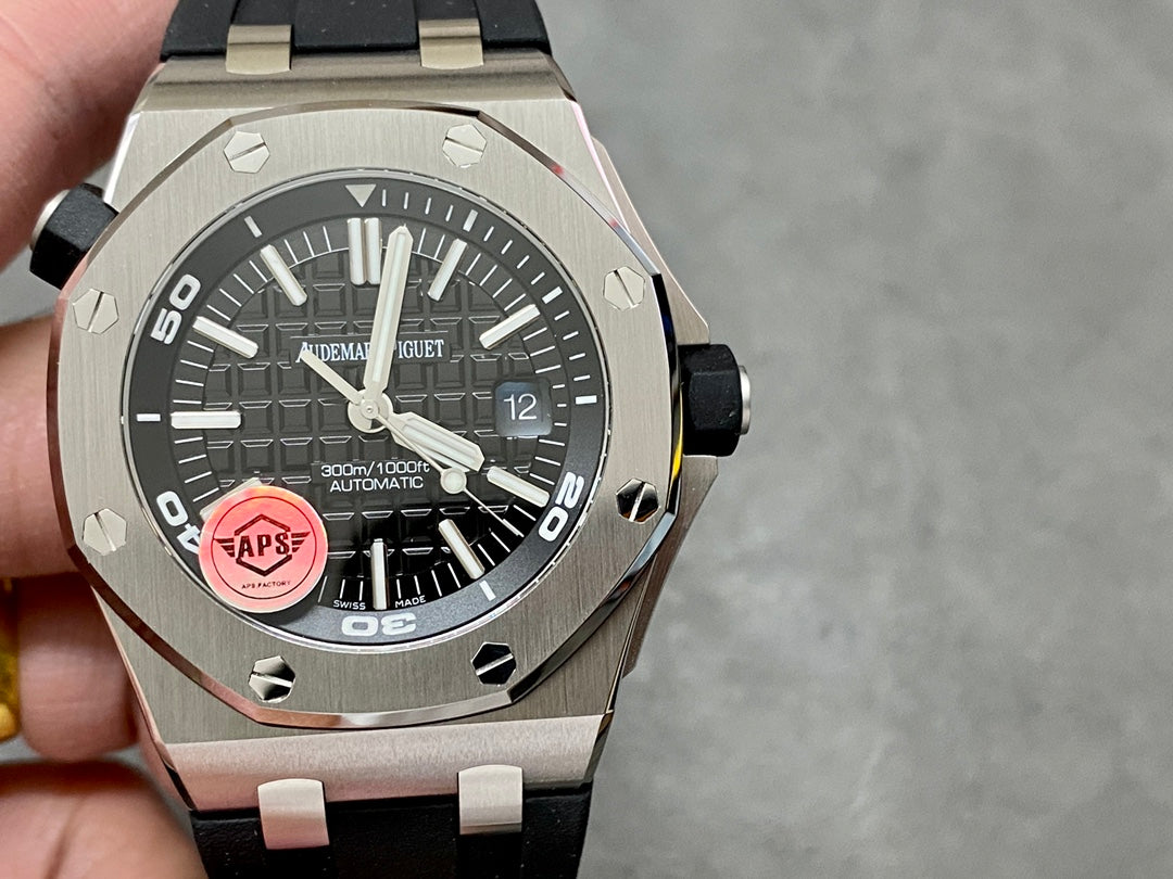 AUDEMARS PIGUET ROYAL OAK OFF SHORE 오데마피게 로얄오크 오프쇼어 42mm 15710 다이버 블랙 다이얼