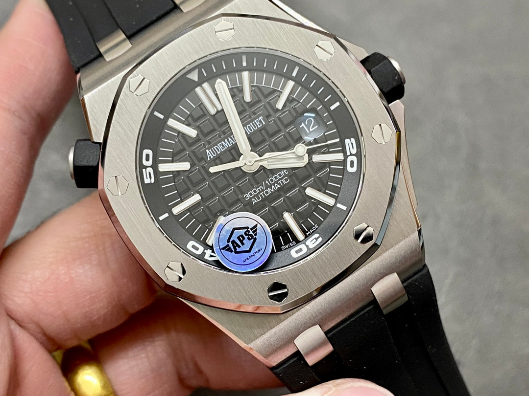 AUDEMARS PIGUET ROYAL OAK OFF SHORE 오데마피게 로얄오크 오프쇼어 42mm 15710 다이버 블랙 다이얼