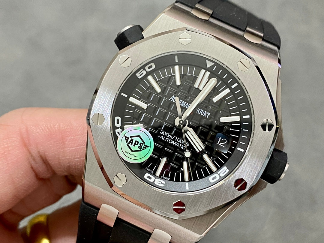 AUDEMARS PIGUET ROYAL OAK OFF SHORE 오데마피게 로얄오크 오프쇼어 42mm 15710 다이버 블랙 다이얼