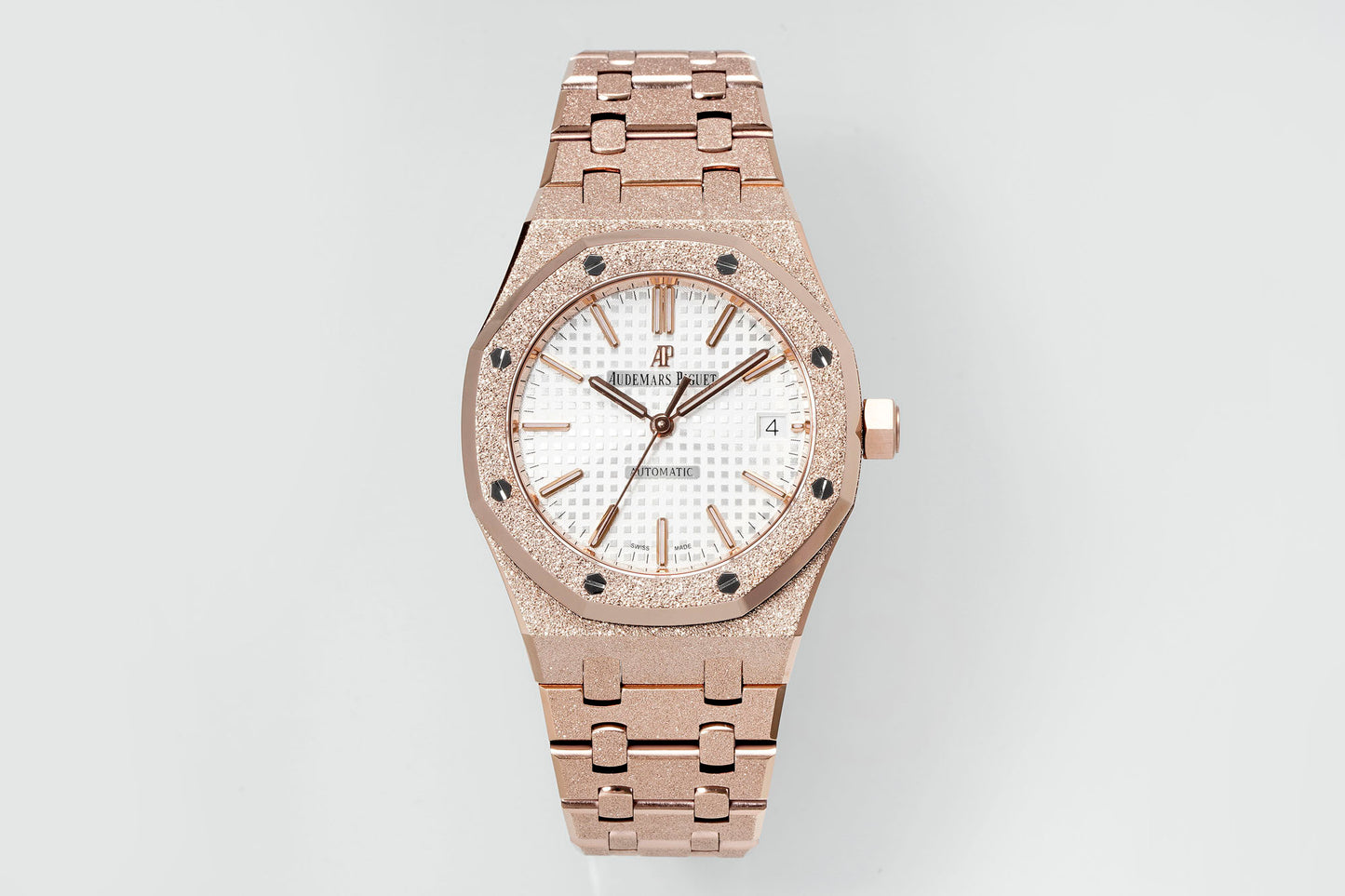 AUDEMARS PIGUET ROYAL OAK 오데마피게 로얄오크 37mm 15454 로즈 골드 화이트 다이얼