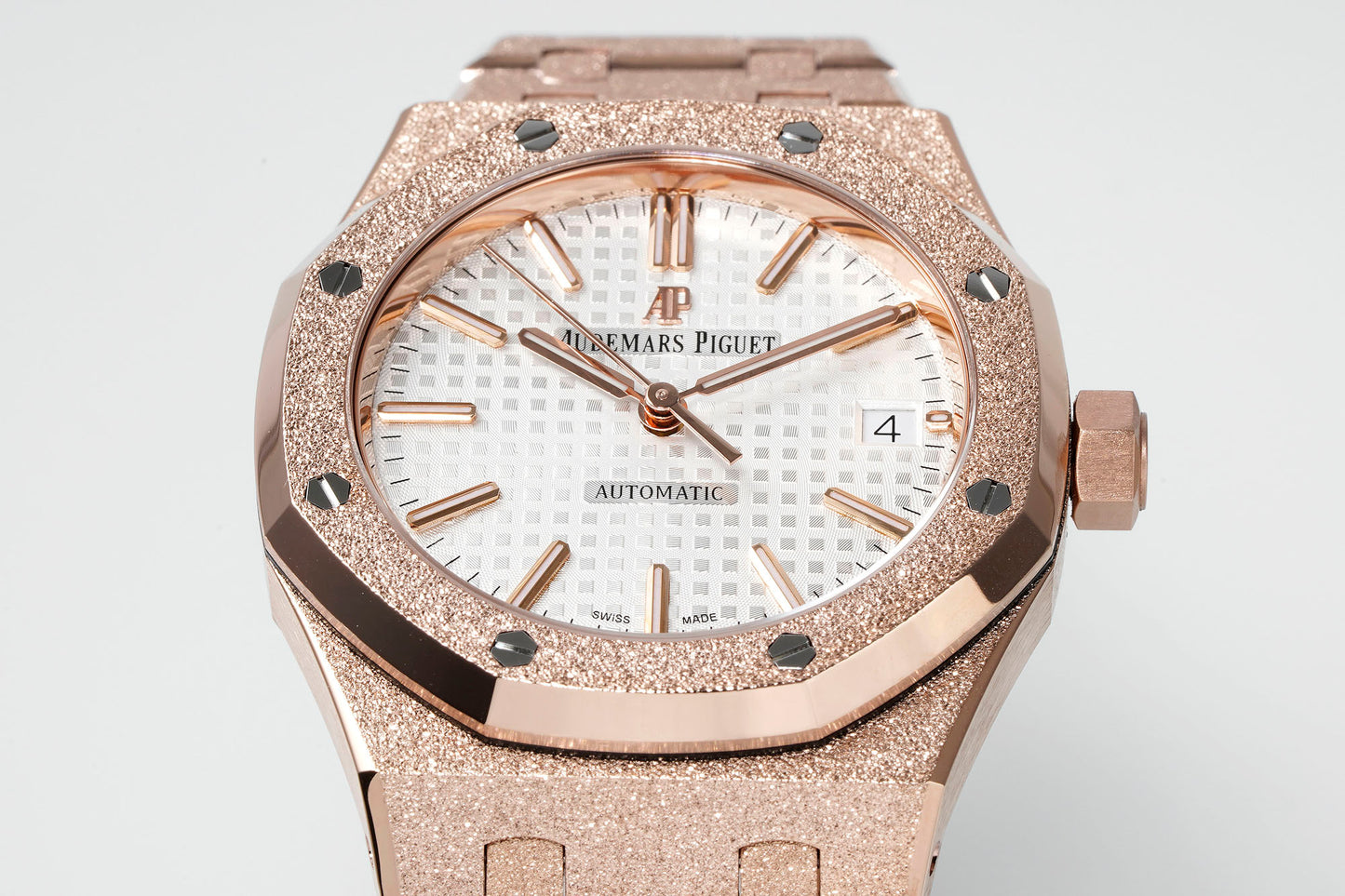 AUDEMARS PIGUET ROYAL OAK 오데마피게 로얄오크 37mm 15454 로즈 골드 화이트 다이얼